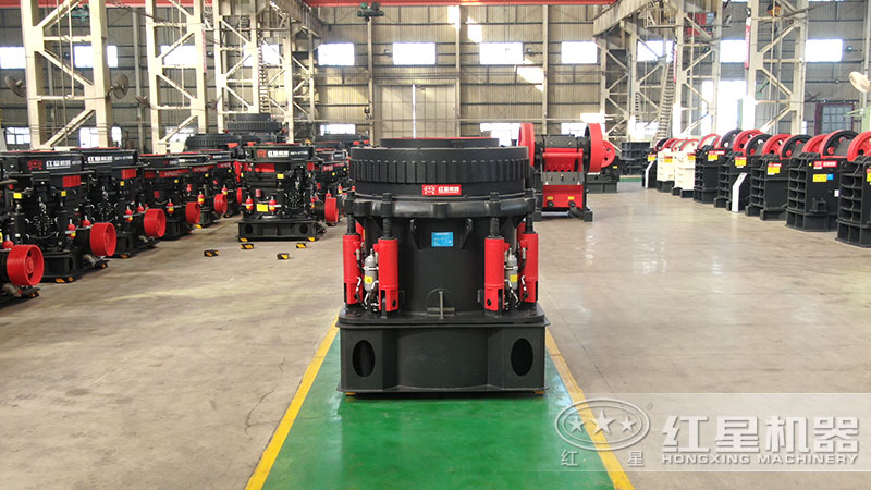 300型圓錐破碎機(jī)型號及參數(shù)，一小時能生產(chǎn)多少噸石子？